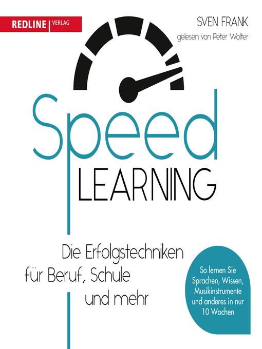 Title details for Speedlearning by Sven Frank - Wait list